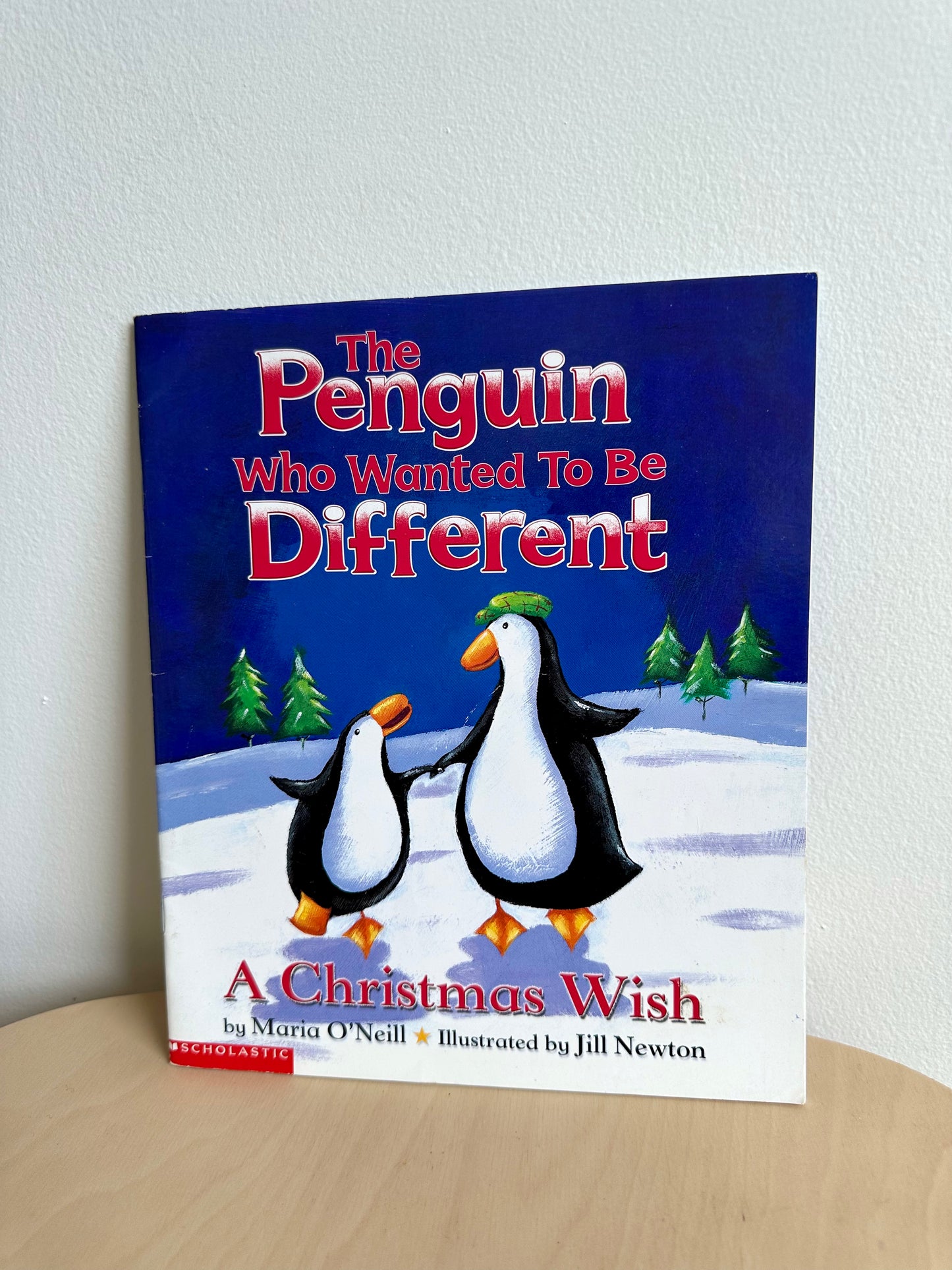 The Penguin Who Wanted to be Different-Christmas Wish Softcover Book  / 4+ years