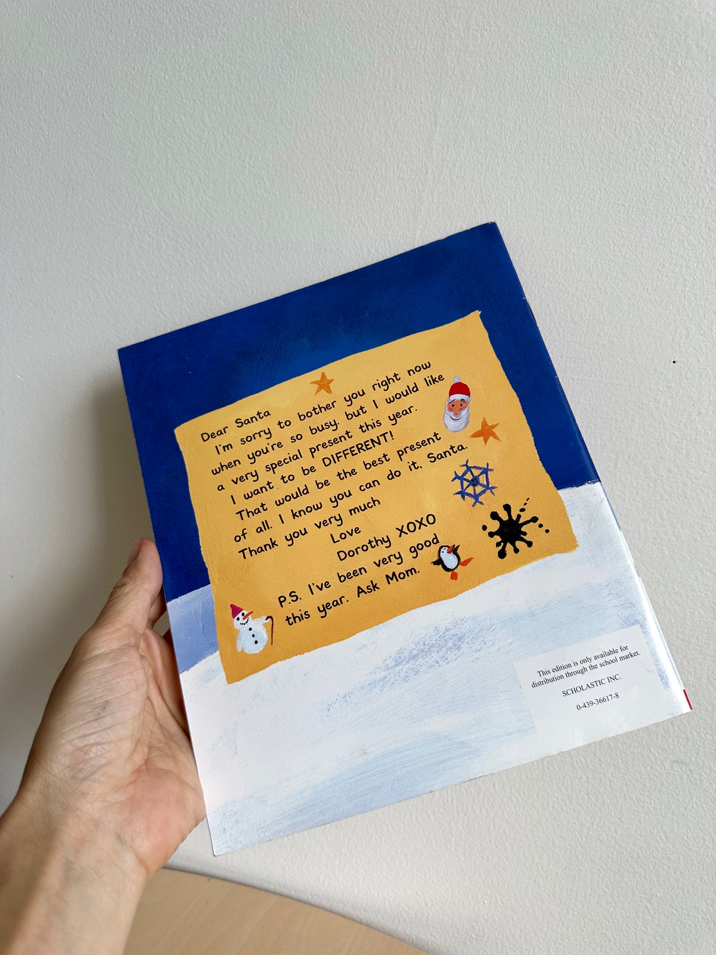 The Penguin Who Wanted to be Different-Christmas Wish Softcover Book  / 4+ years