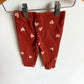 Rust Heart Leggings / 6m
