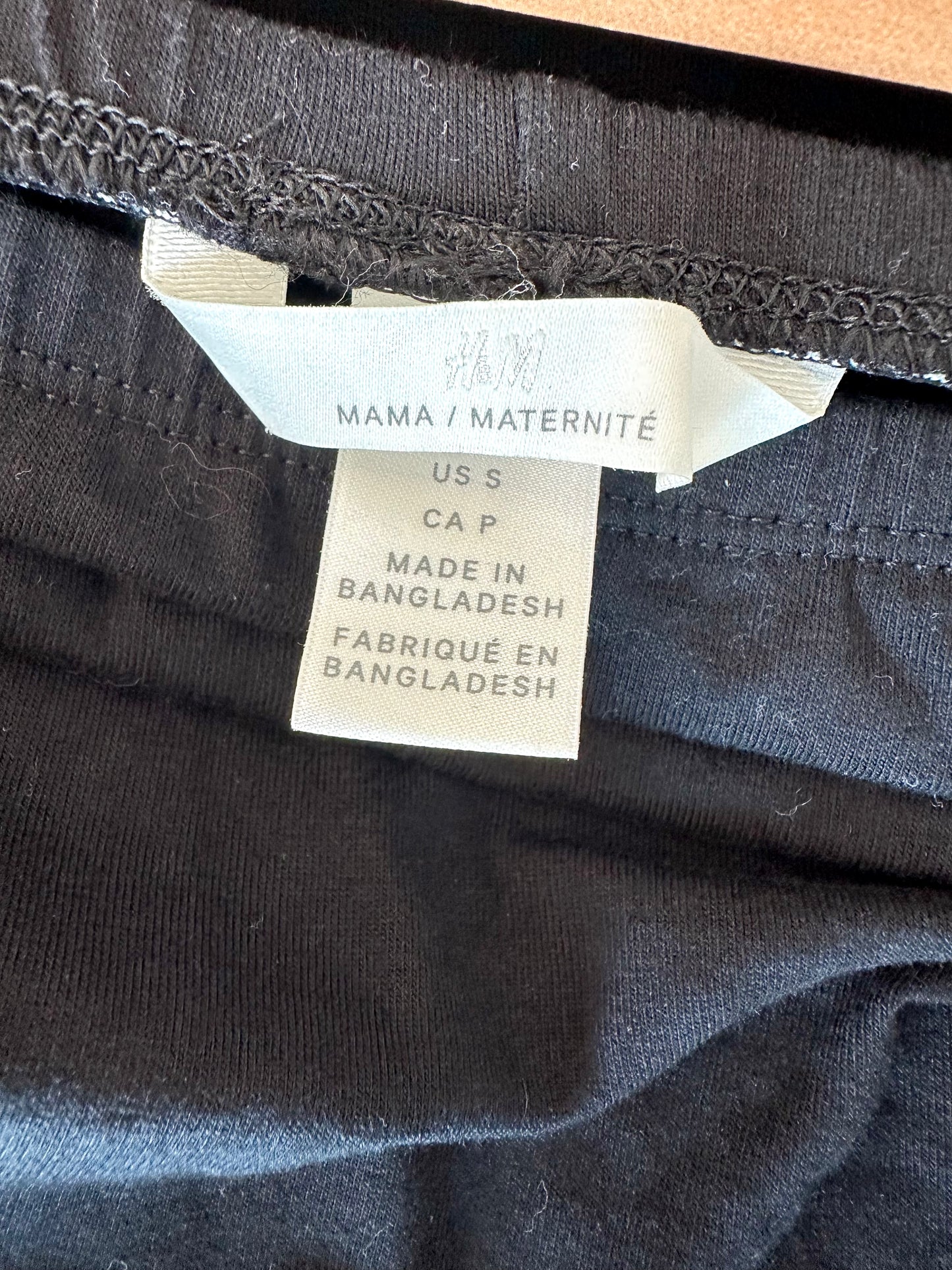 H&M Black Maternity Leggings / S