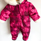 Pink Winter Bunting Suit / 0-3m