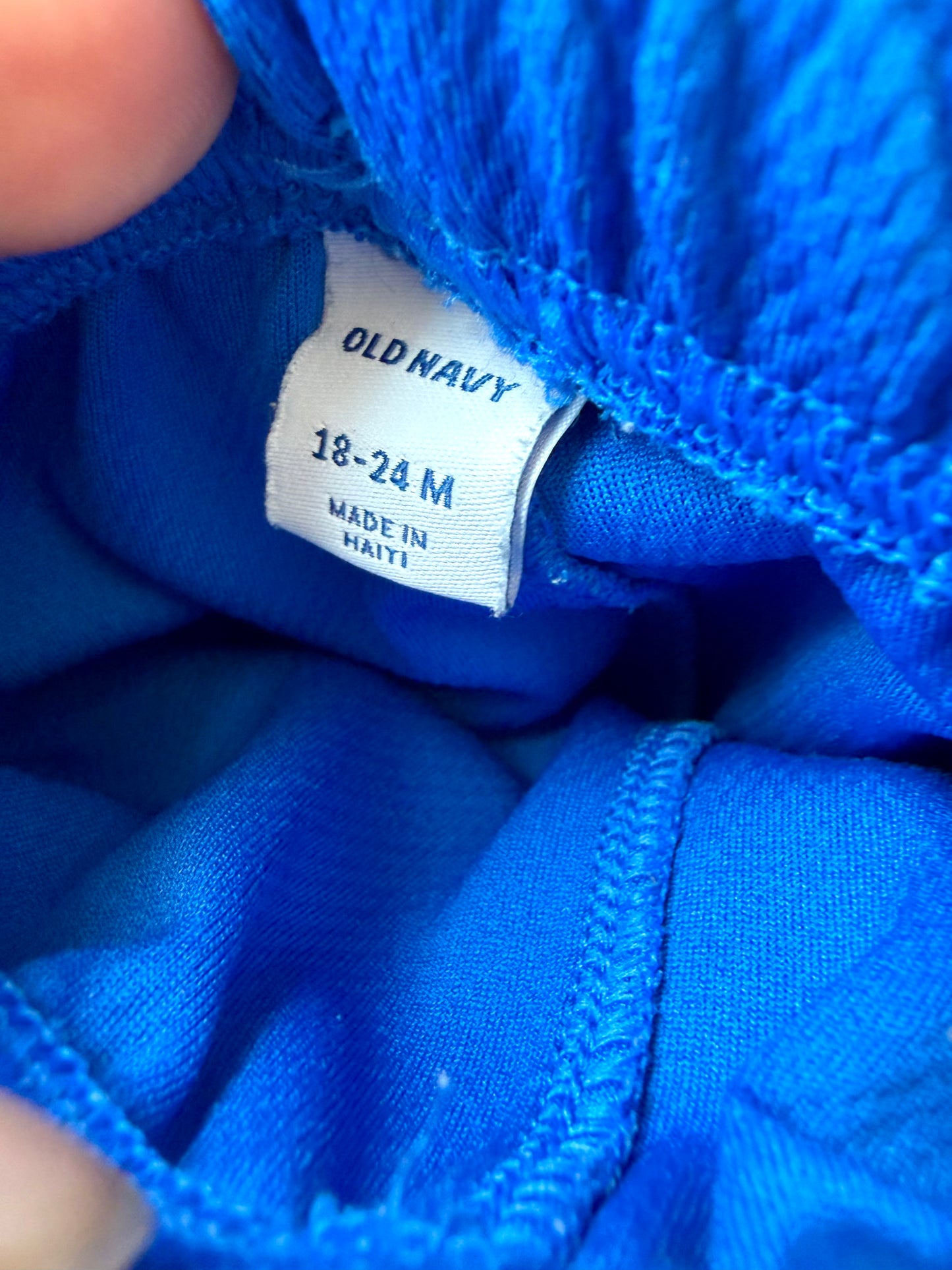 Blue Active Shorts / 18-24m