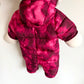 Pink Winter Bunting Suit / 0-3m