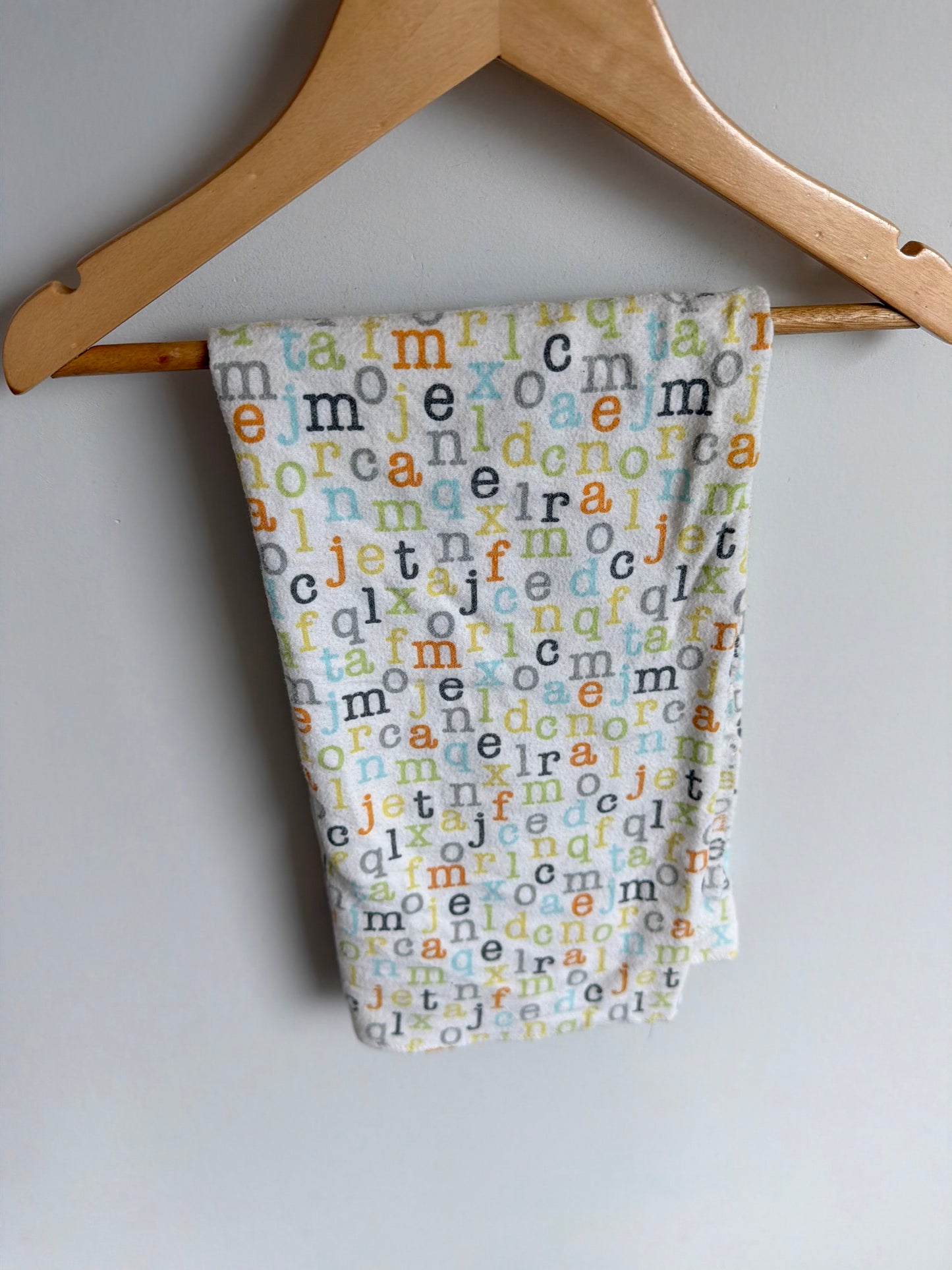 Alphabet Receiving Blanket (No Shipping)