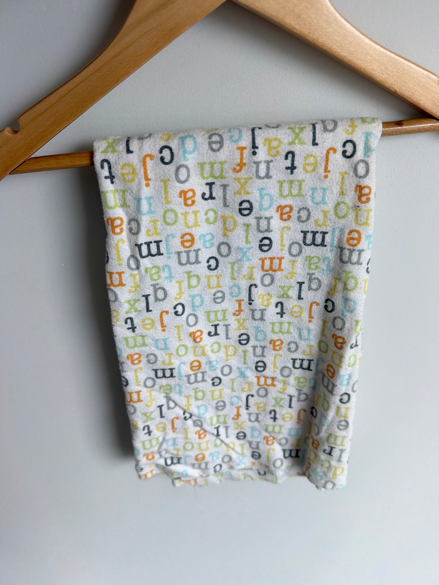 Alphabet Receiving Blanket (No Shipping)