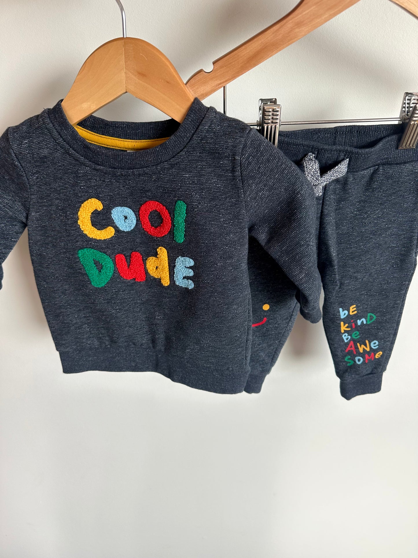 Cool Dude Crew + Pants Set / 3-6m
