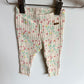 Minymo Cream Organic Floral Leggings / 6m