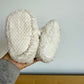 White Bear Slippers / 6-12m