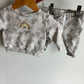 Grey Rainbow Crew + Pants Set / 3-6m