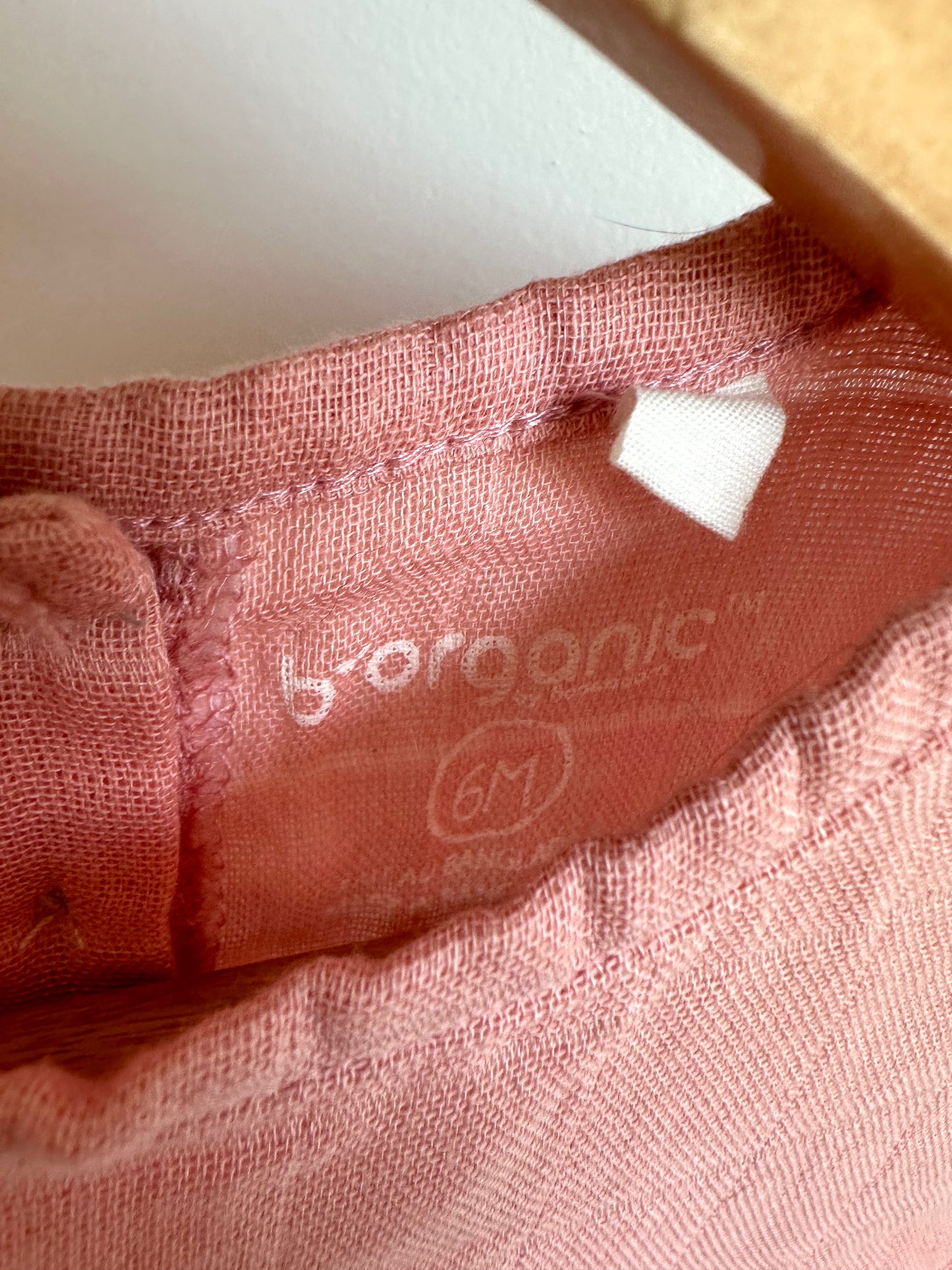 Blush Organic Cotton Dress / 6m