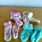 Teal, Elephant, Heart, Pink Socks  / 0-3m?