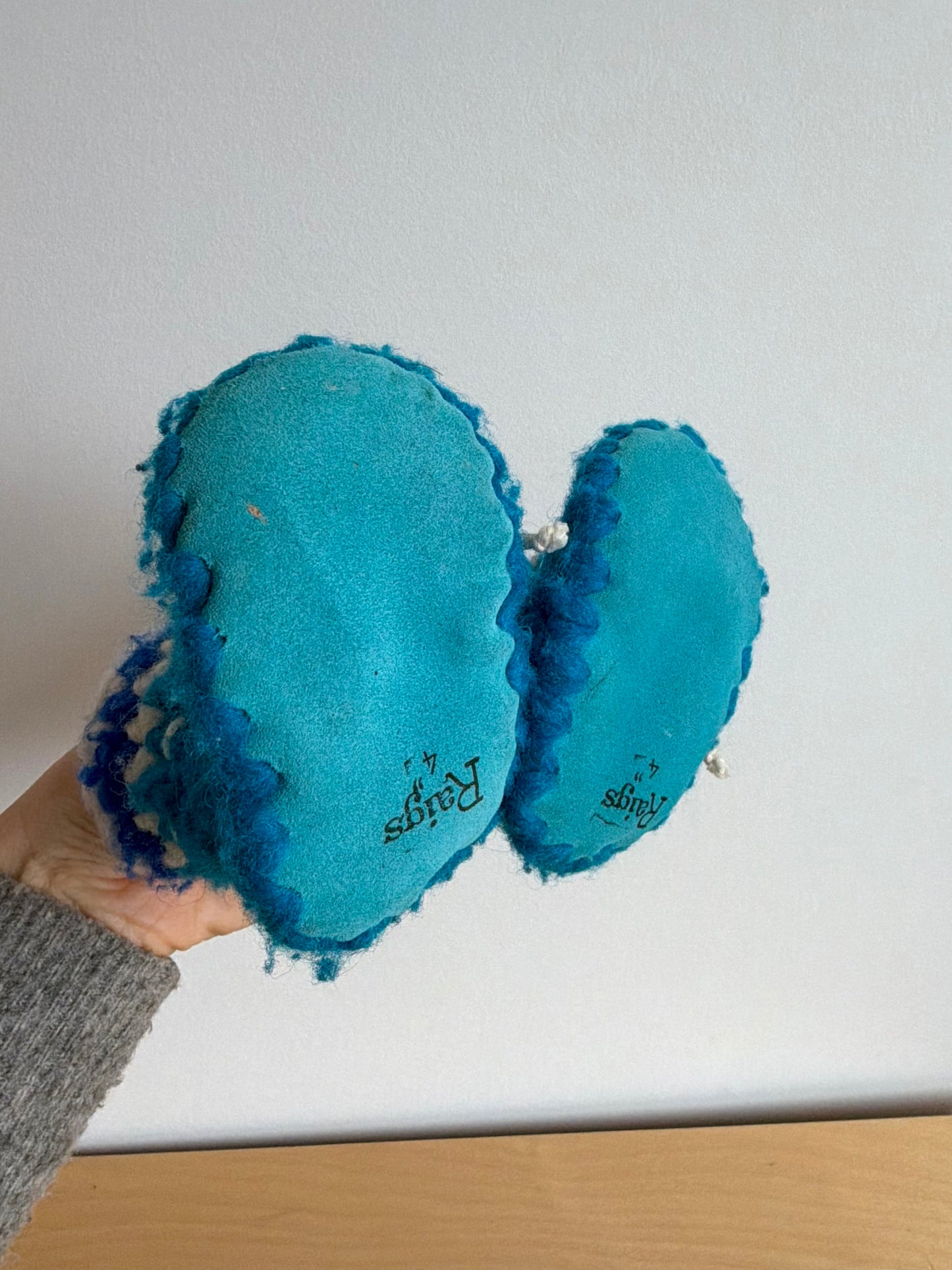 Made on Vancouver Island Sheepskin Slippers / Size 3 Toddler