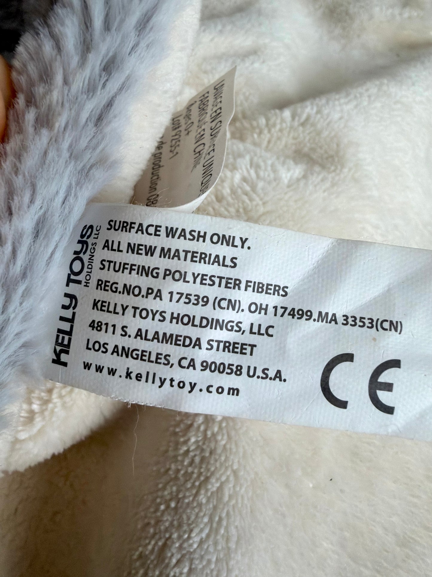 Bunny Soft Rattle Lovey