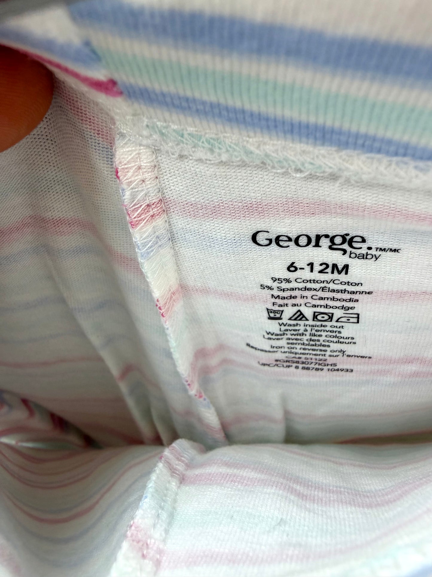 Colourful Striped Leggings (With Tags) / 6-12m