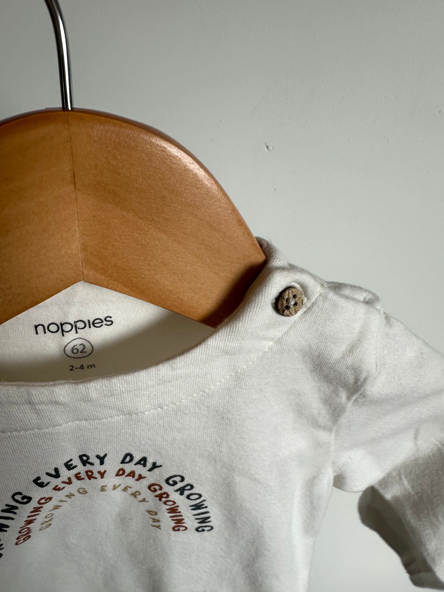 Noppies Organic Growing Every Day Long Sleeve / 2-4m