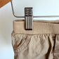 100% Cotton Tan Tapered Pants / 6-9m