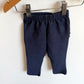 Blue Ruffle Pants / 3-6m