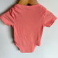 Coral Ribbed Bodysuit / 18-24m
