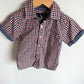 Plaid Button Up Dress T-shirt / 3T