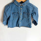 Zara Snap Denim Top (PLAY) / 12-18m