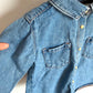 Zara Snap Denim Top (PLAY) / 12-18m