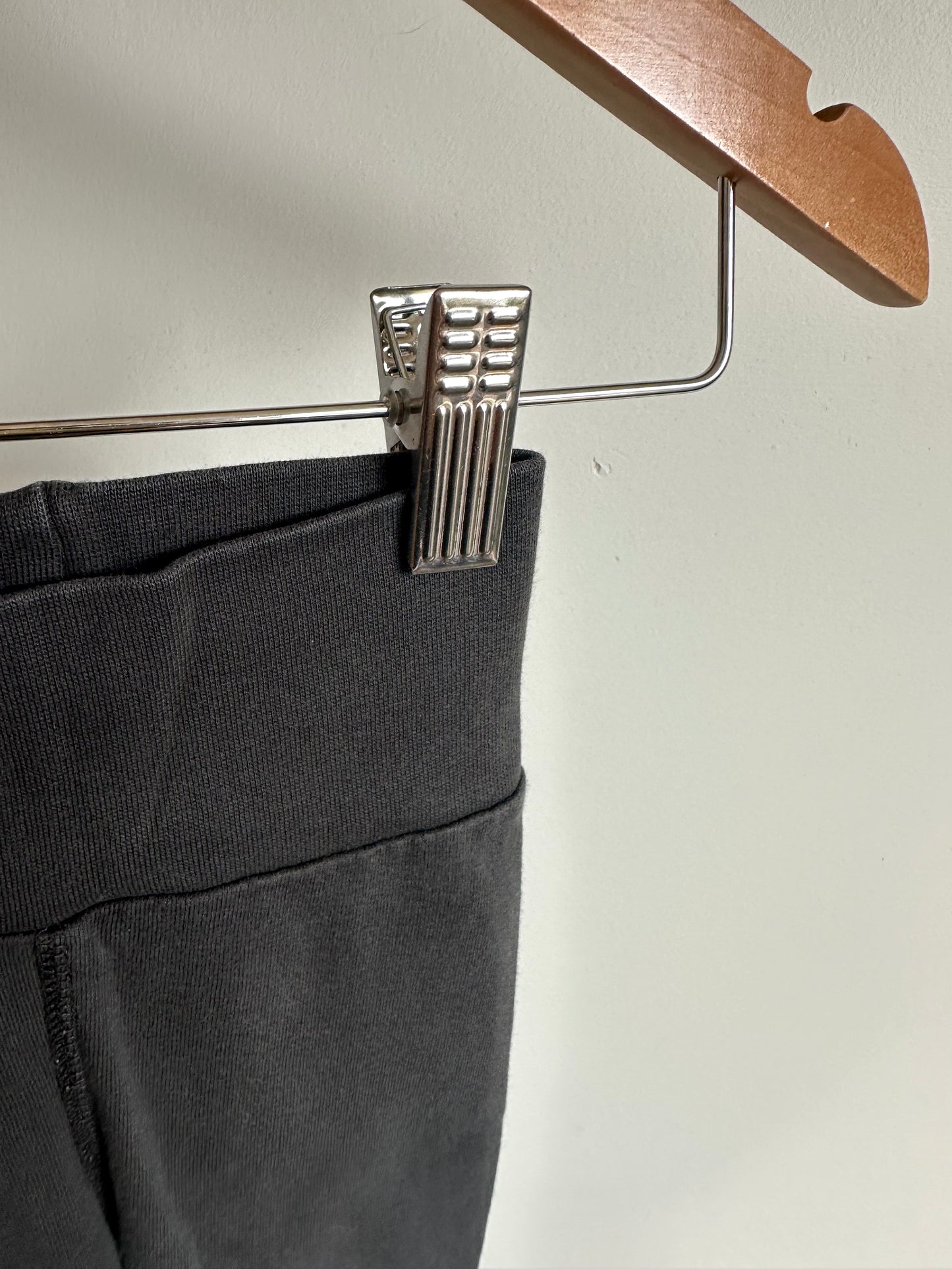 H&M Organic Charcoal Pants / 2-4m