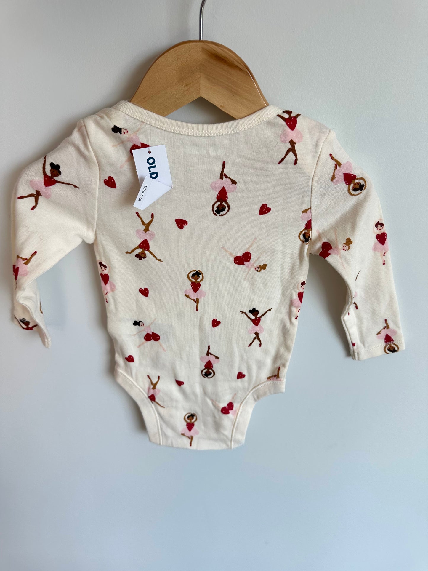 Ballerina Long Sleeve Bodysuit (With Tags) / 6-12m