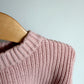 Pink Chunky Knit Sweater / 18m