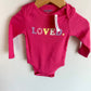 Loved Long Sleeve Bodysuit (With Tags) / 6-12m