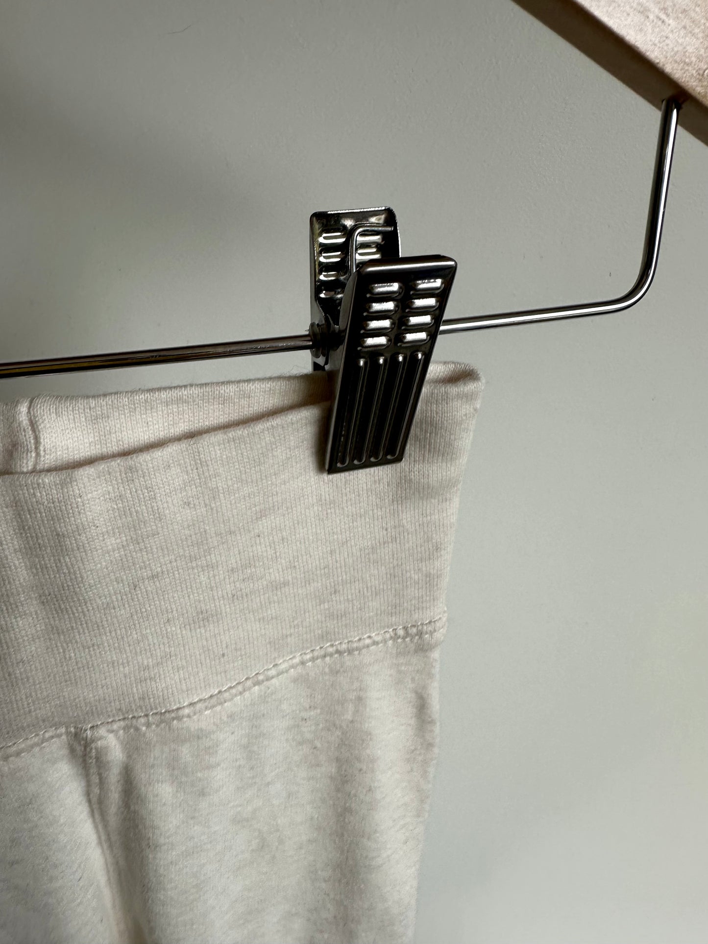 H&M Organic Cream Footed Pants / 1-2m