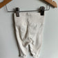 H&M Organic Cream Footed Pants / 1-2m