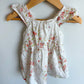 Orange Floral Dress / 9m