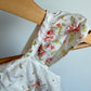 Orange Floral Dress / 9m