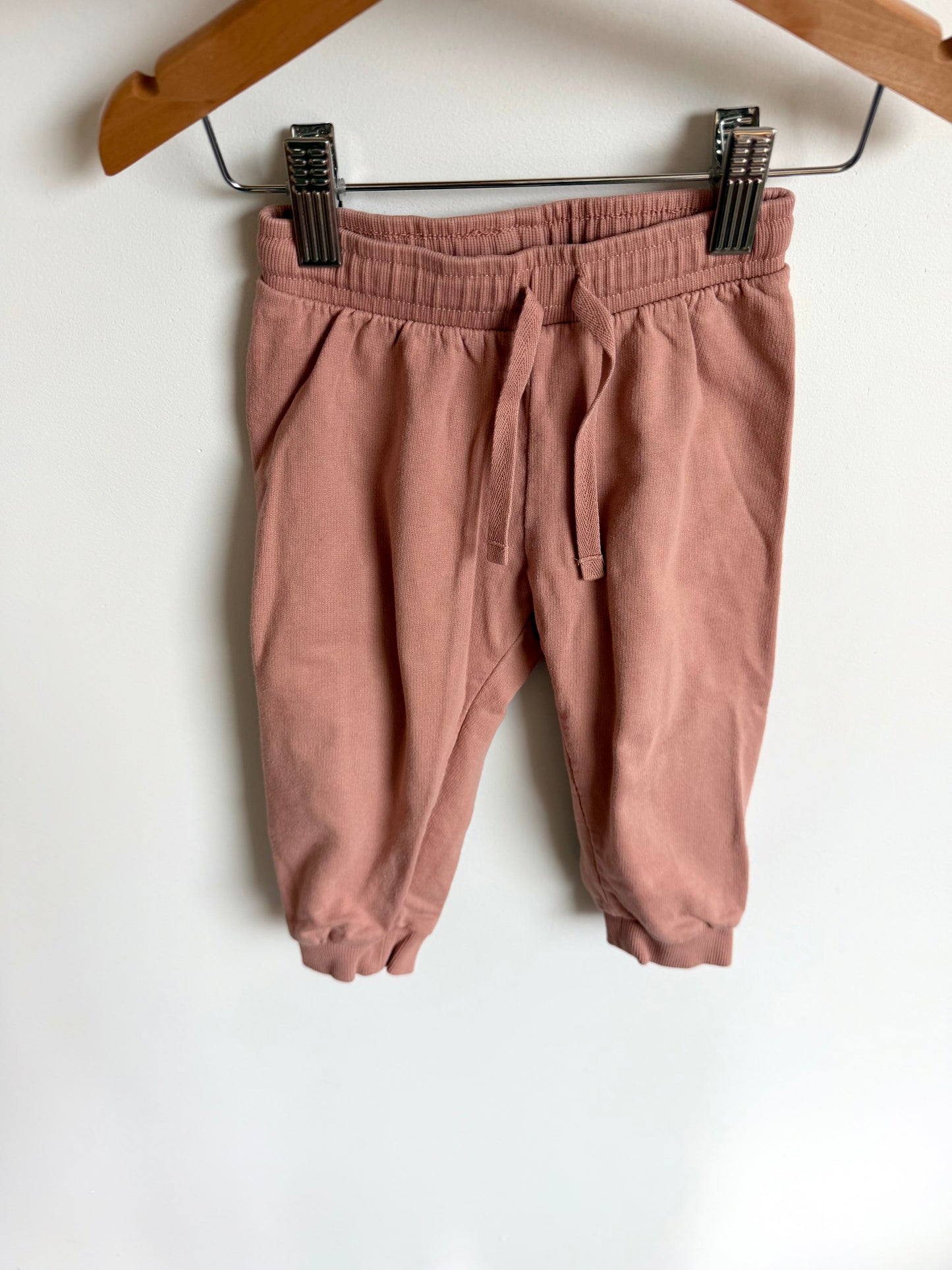 H&M Taupe Drawstring Pants / 12-18m
