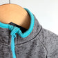 Grey + Teal Zip Sweater (PLAY) / 3T