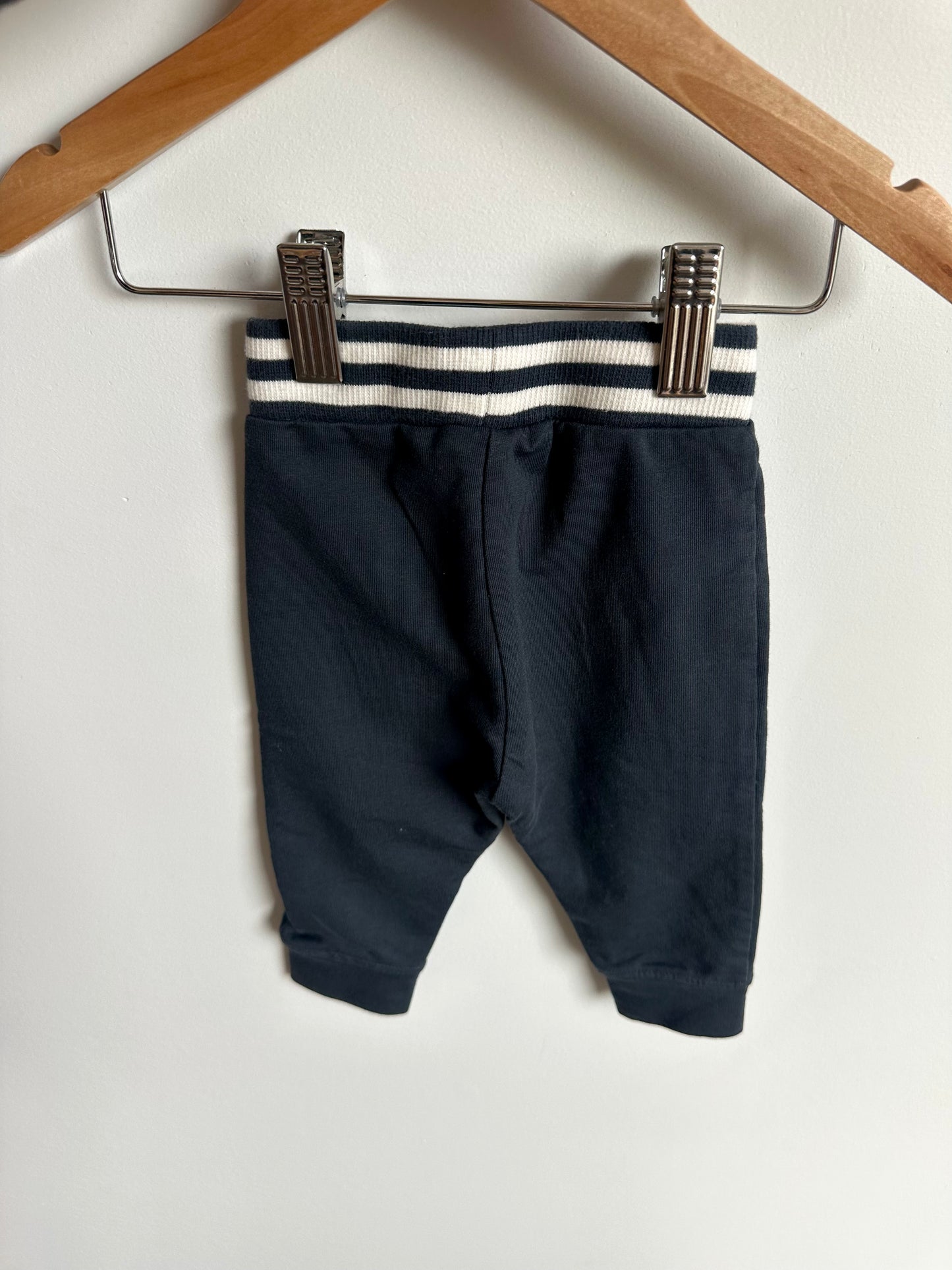 Navy Drawstring Joggers / 0-3m