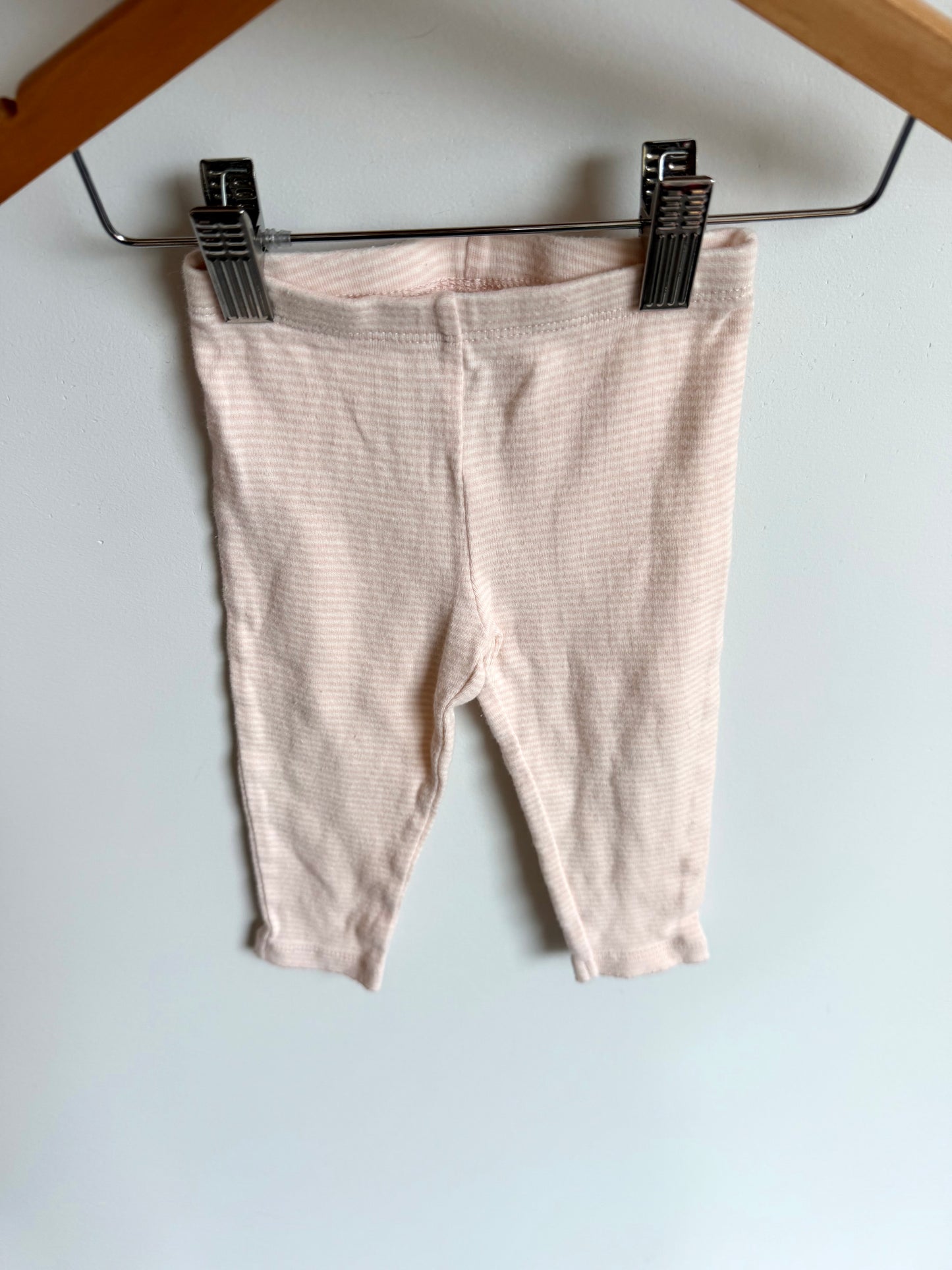 Pink Striped Pants / 9m