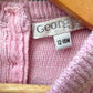 Pink Cable Knit Dress / 12-18m