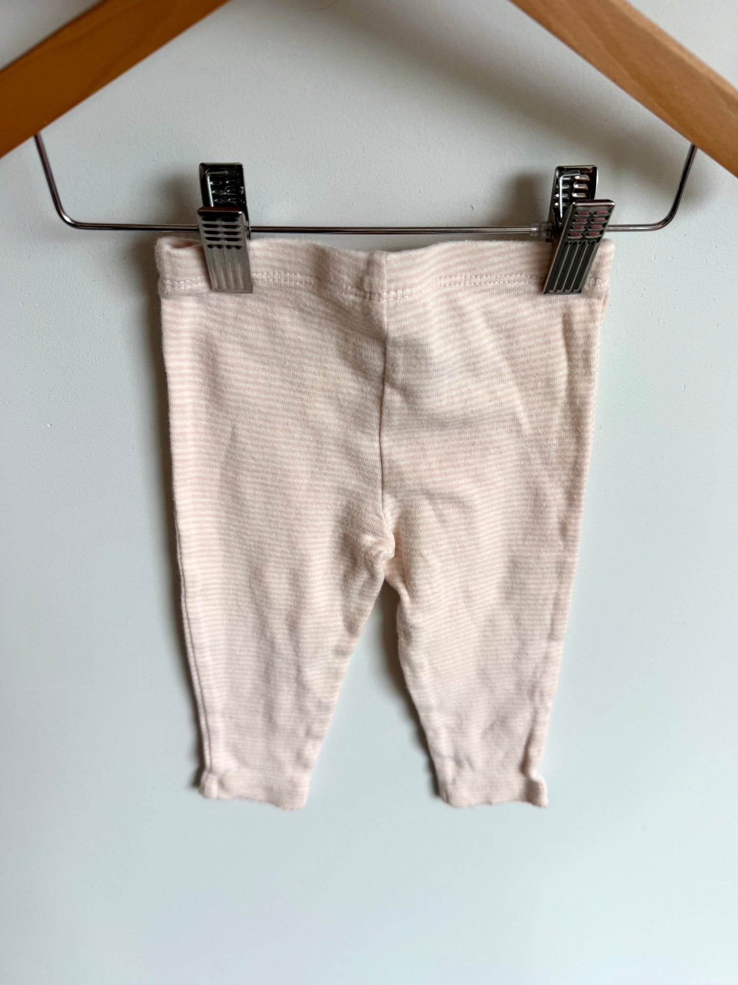 Pink Striped Pants / 9m
