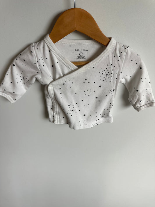 Petit Lem Star Side Snap Long Sleeve / 3m