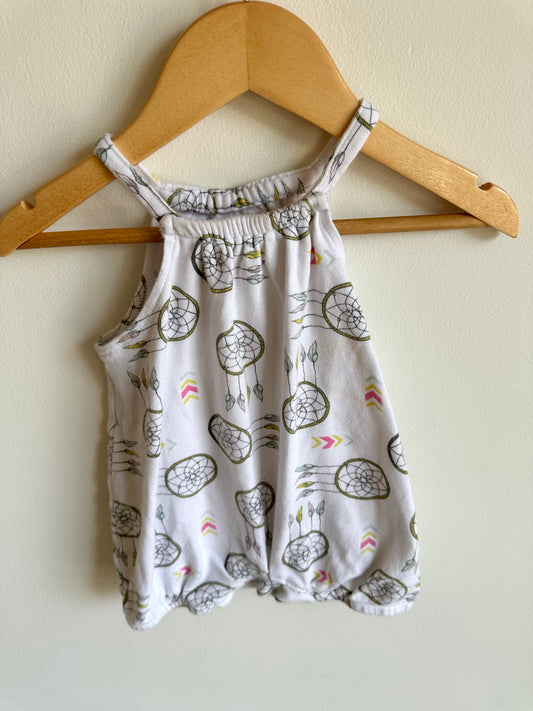 Dream Catcher Tank Bubble Romper / 6-9m