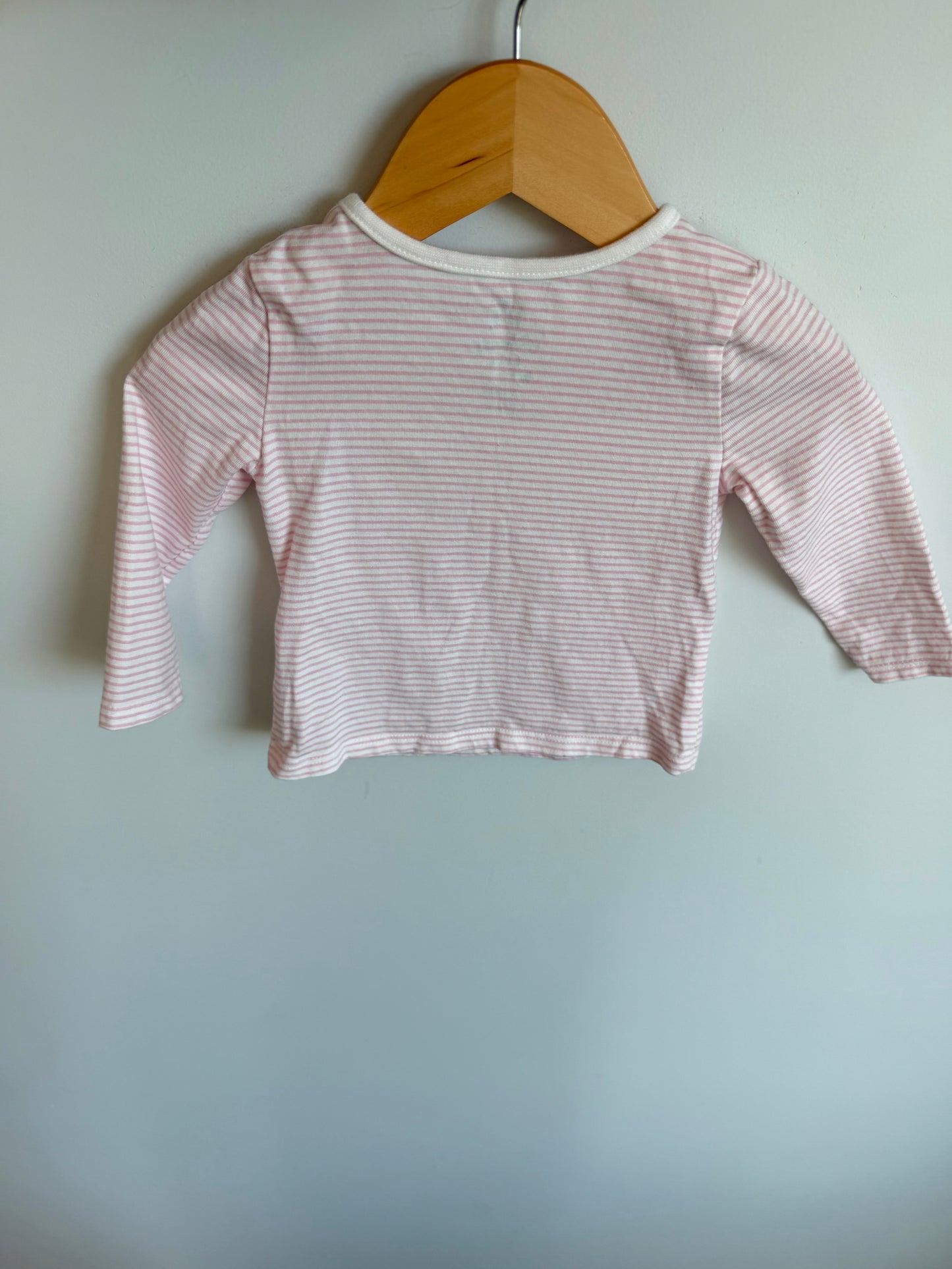 Minnie Mouse Striped Long Sleeve / 6-9m