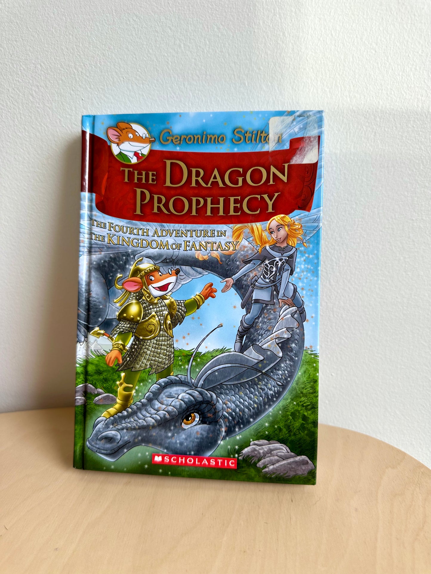 Geronimo Stilton-The Dragon Prophecy Hardcover Book (No Shipping) / 8+ years