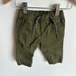 Gap Olive Drawstring Pants / 3-6m