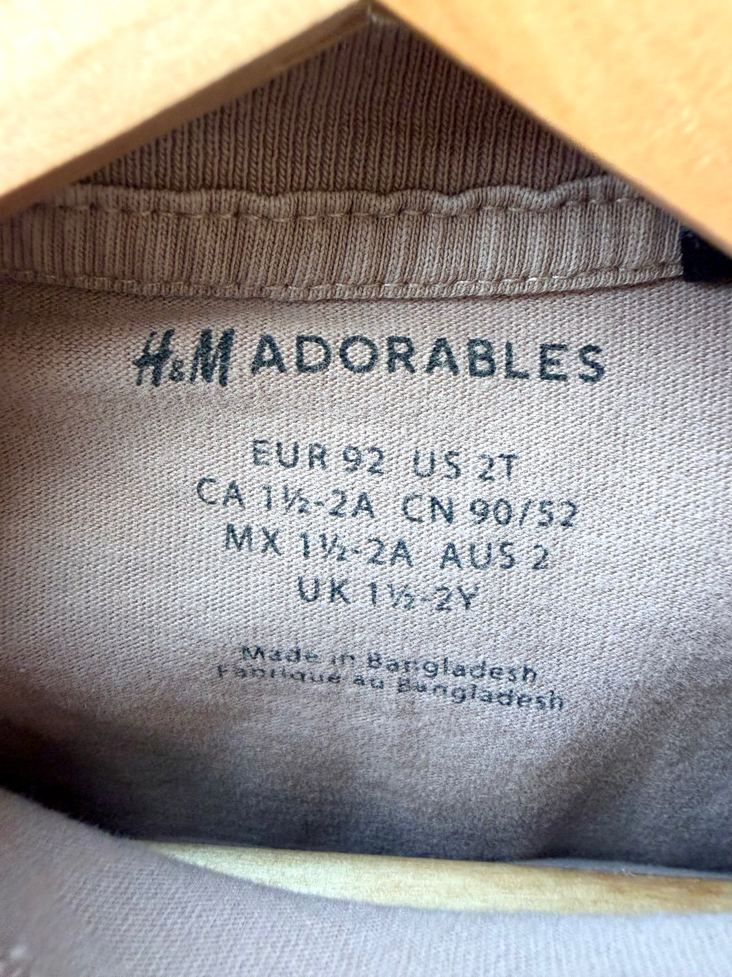 H&M Fawn Long Sleeve / 18-24m