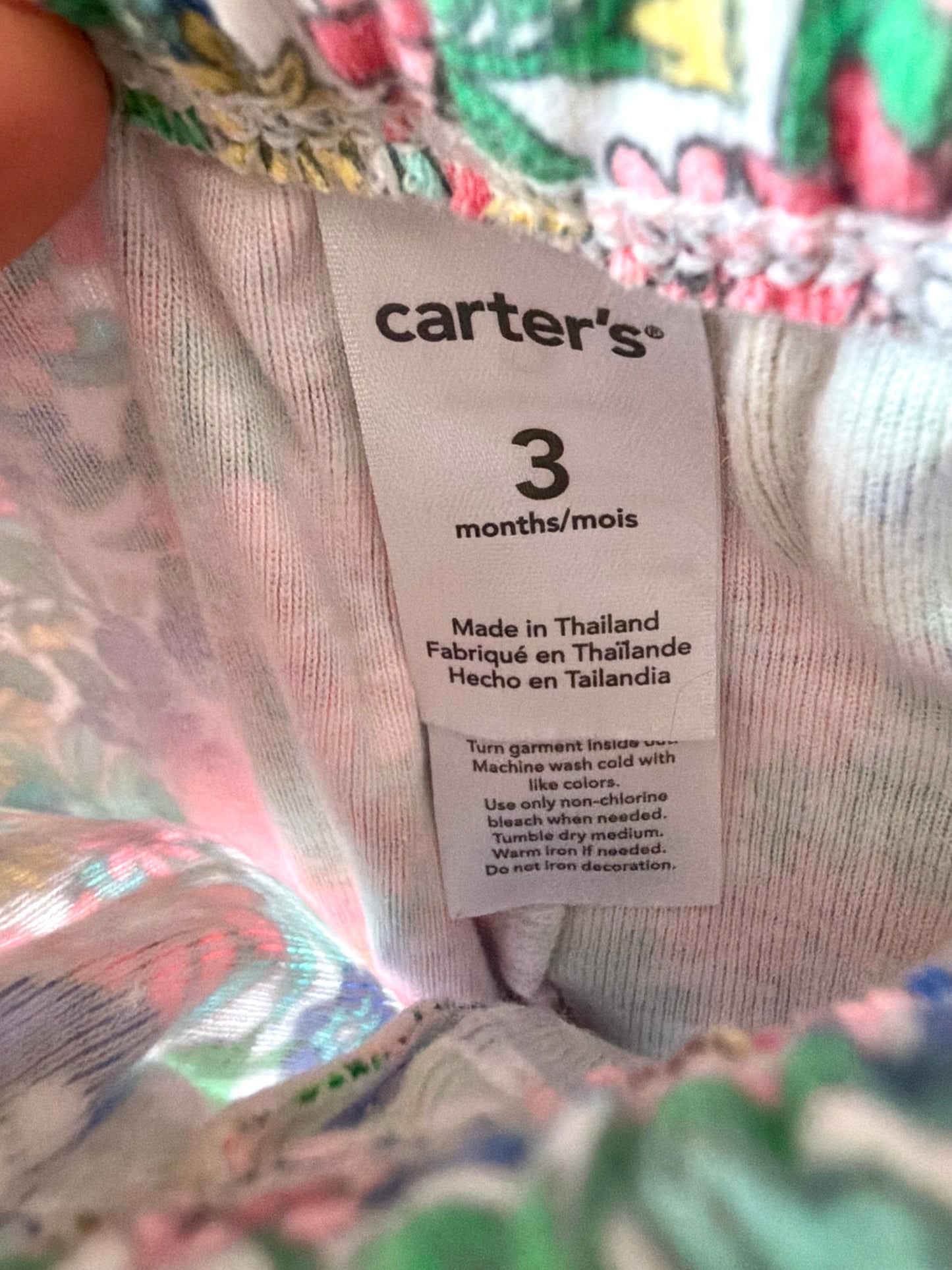 Cluster Floral Pants / 3m