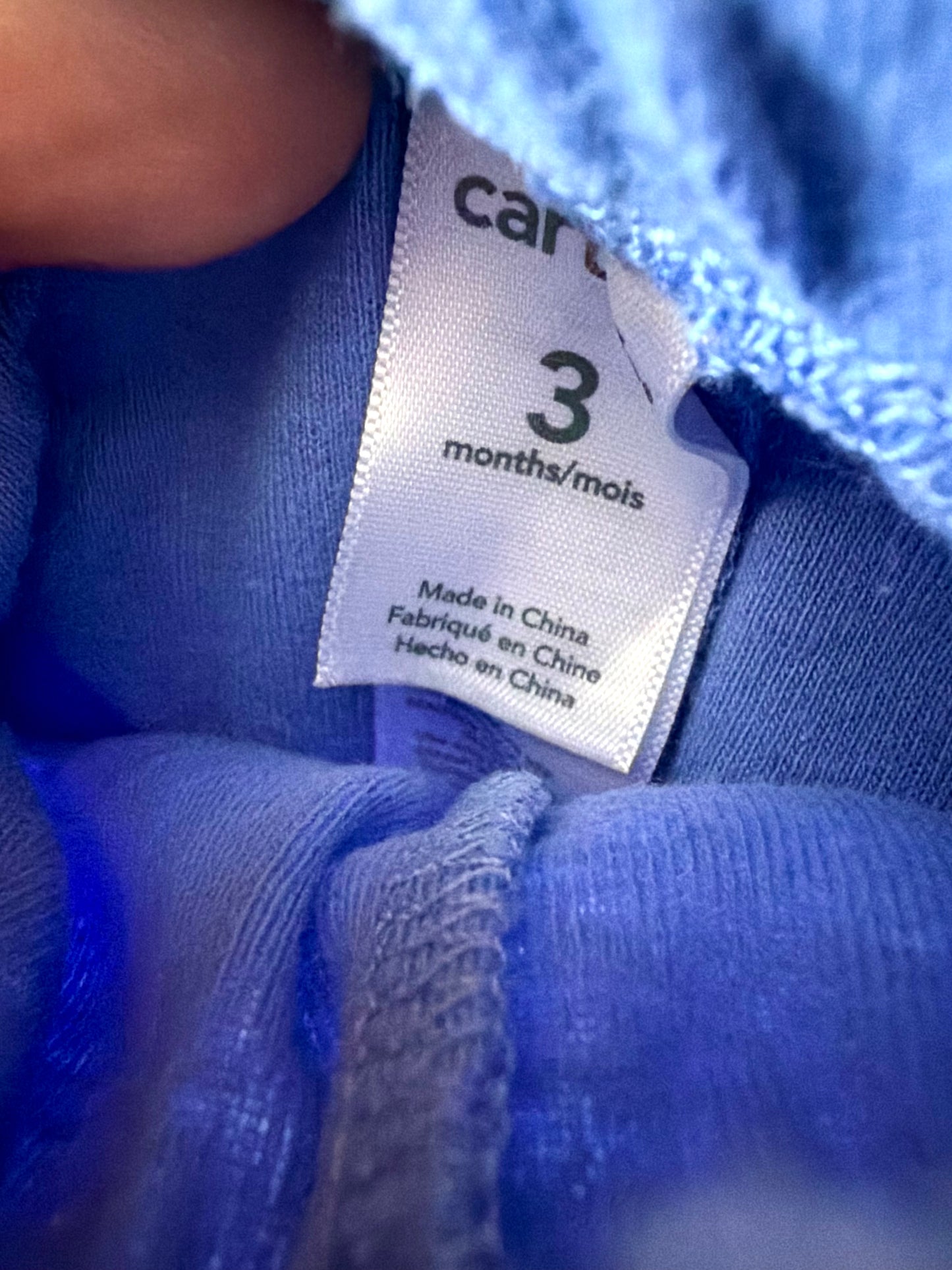 Indigo Cotton Pants / 3m