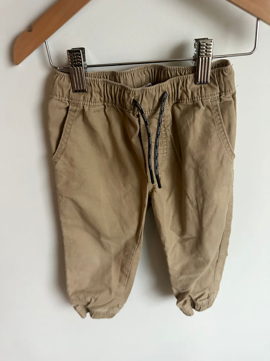 Gap Tan Drawstring Tapered Pants / 2T