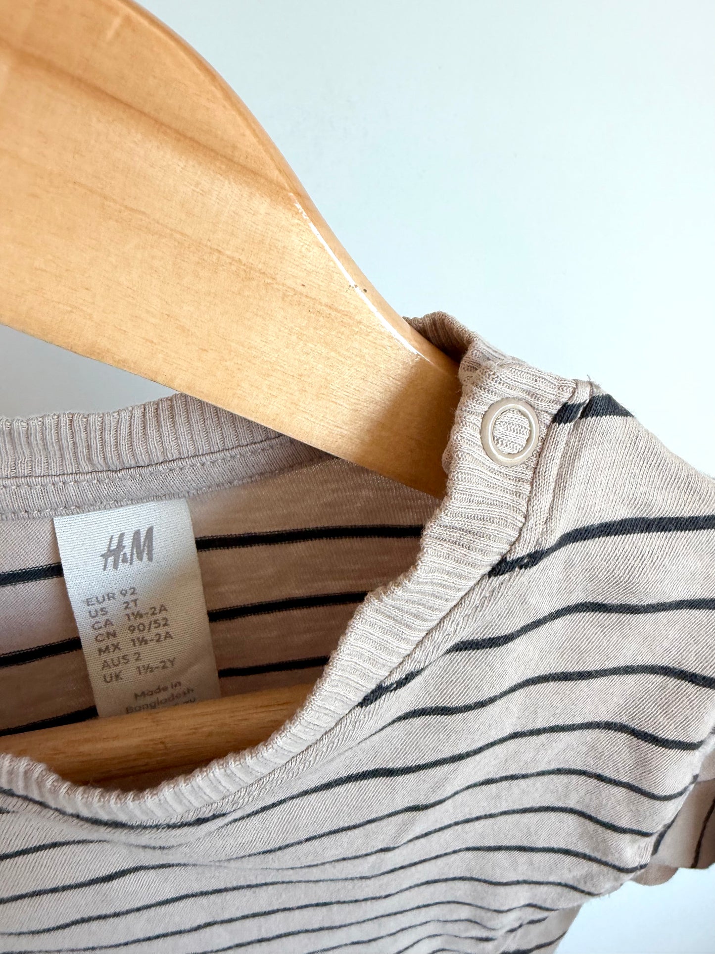H&M Striped Long Sleeve / 18-24m