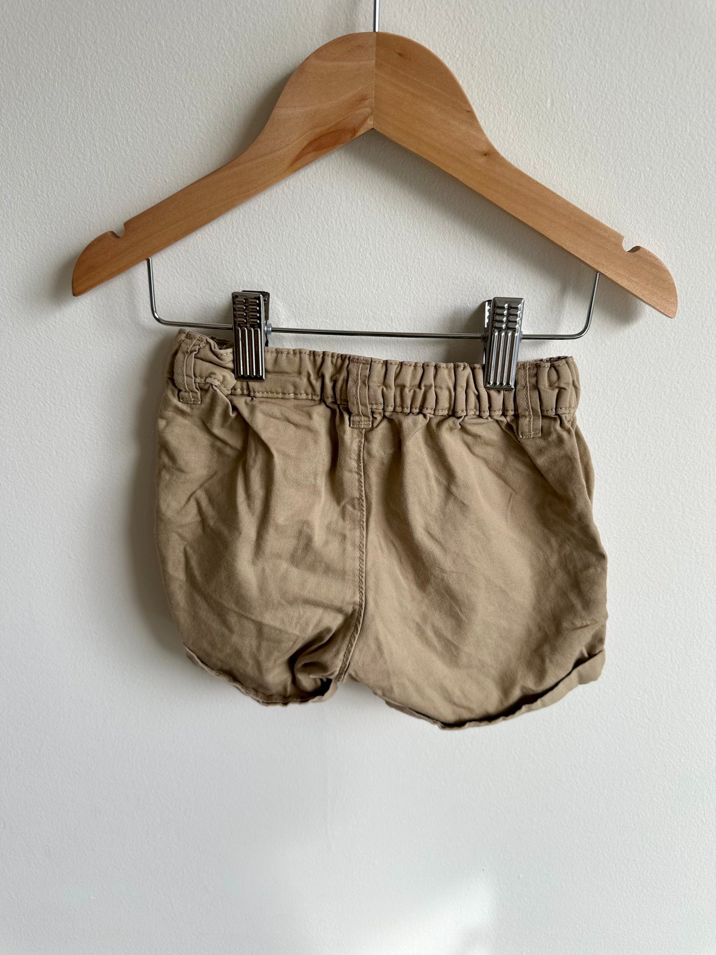 H&M Tan Pocket Shorts / 12-18m